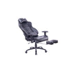 High Office Chair Gaming Swing Black Leather