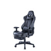 Ergonomic Office Chair Grey Leather Computer