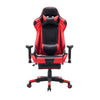 Ergonomic Office Chair Red Leather Computer