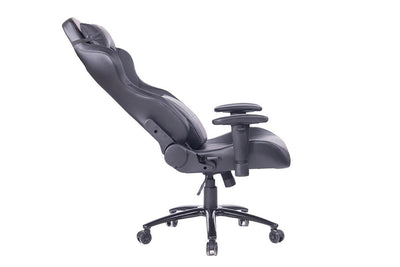 Desk Chair Executive PU Leather Black