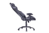 Desk Chair Executive PU Leather Black