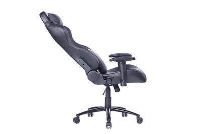 Desk Chair Executive PU Leather Black