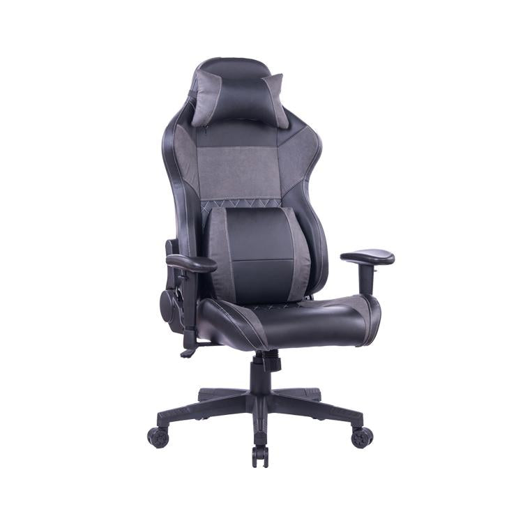 Desk Chair Executive PU Leather Gray