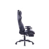 High Office Chair Gaming Swing Black Leather