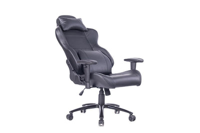 Desk Chair Executive PU Leather Black