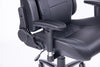 Desk Chair Executive PU Leather Black