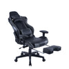 Ergonomic Office Chair Grey Leather Computer