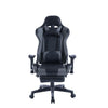 Ergonomic Office Chair Grey Leather Computer