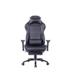 High Office Chair Gaming Swing Black Leather