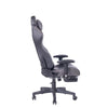 High Office Chair Gaming Swing Gray Leather