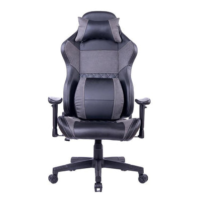 Desk Chair Executive PU Leather Gray