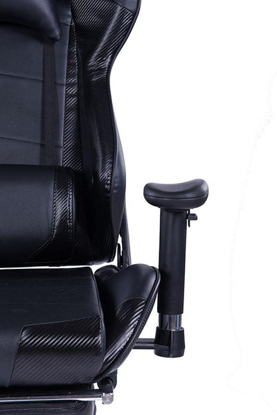 Ergonomic Office Chair Black Leather Computer